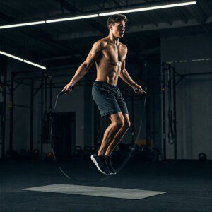 weighted wins, jump rope, weights, cardio, strength, gym, build muscles