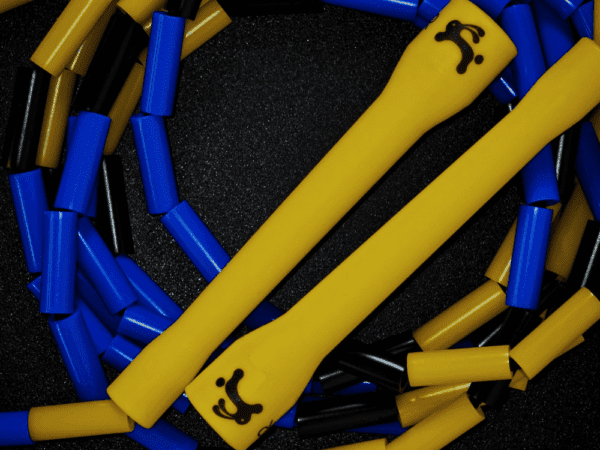 JR - Beaded Rope - Yellow Black Blue - Image 2