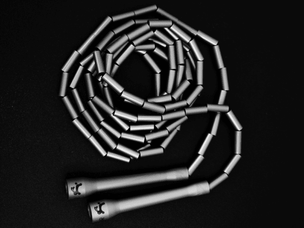 JR - beaded Rope - Silver